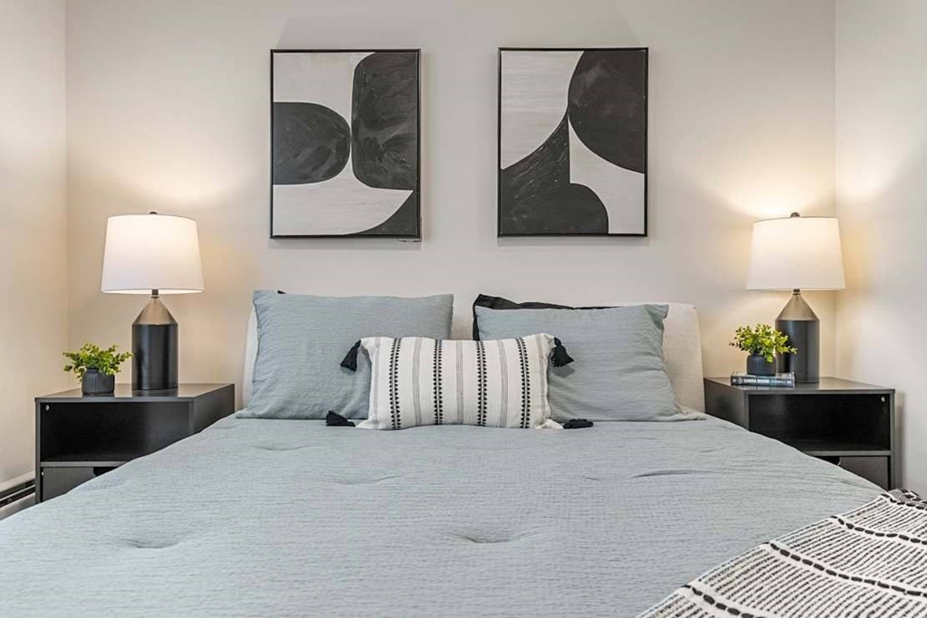 Gorgeous Bedroom at Skyway Apartments, Calgary