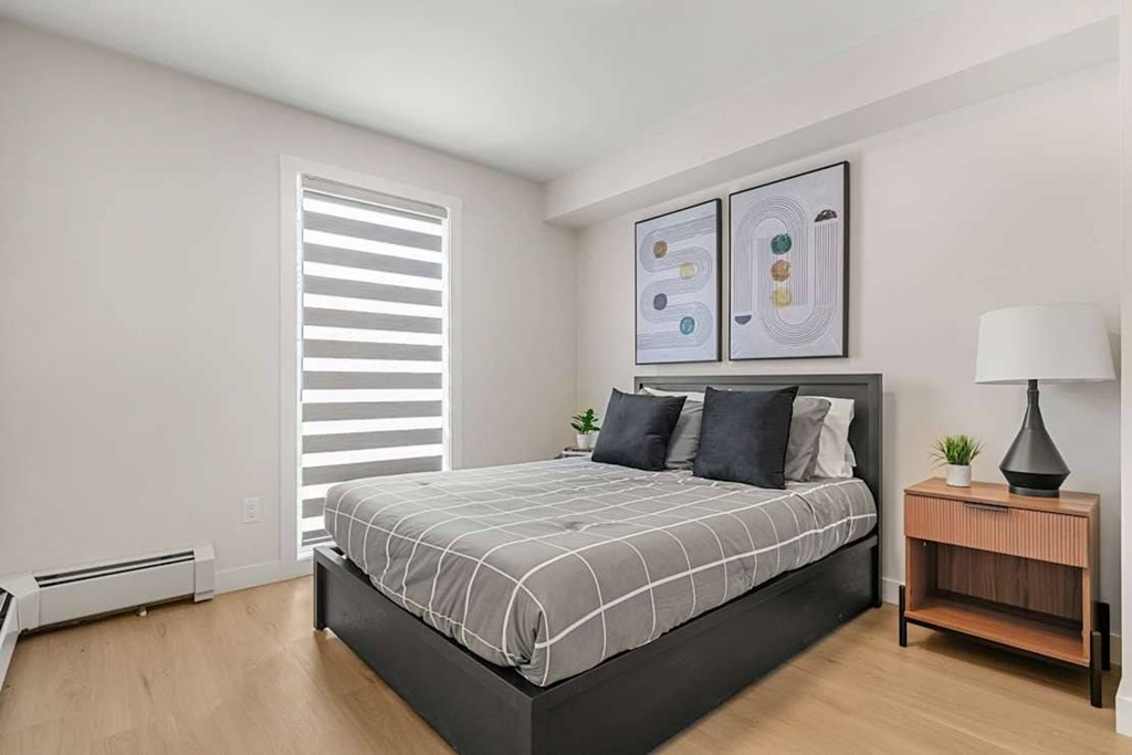 Large Bedroom at Skyway Apartments, Calgary Alberta