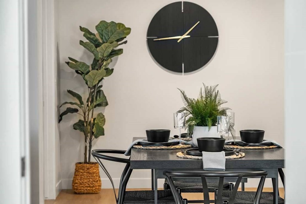 Dining Area at Skyway Apartments, Calgary Alberta