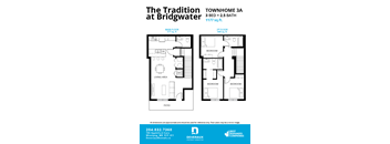 3 Bedroom, 2.5 Bathroom Townhome