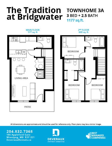 Office: 186 Appleford Gate 1-3 Beds Apartment, Winnipeg for Rent - Photo Gallery 25
