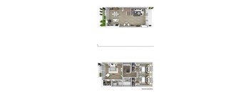 3 bedroom floor plan C at Piper Village West, Florida