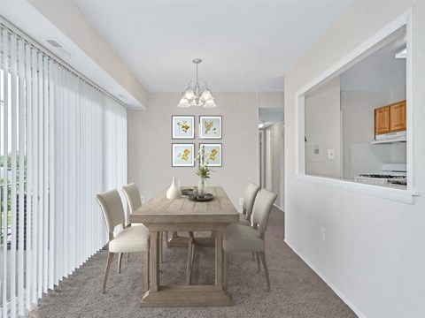 Dining at Andrews Ridge Apartments, Suitland, MD, 20746