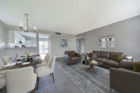 Living Room in West Palm Beach Florida