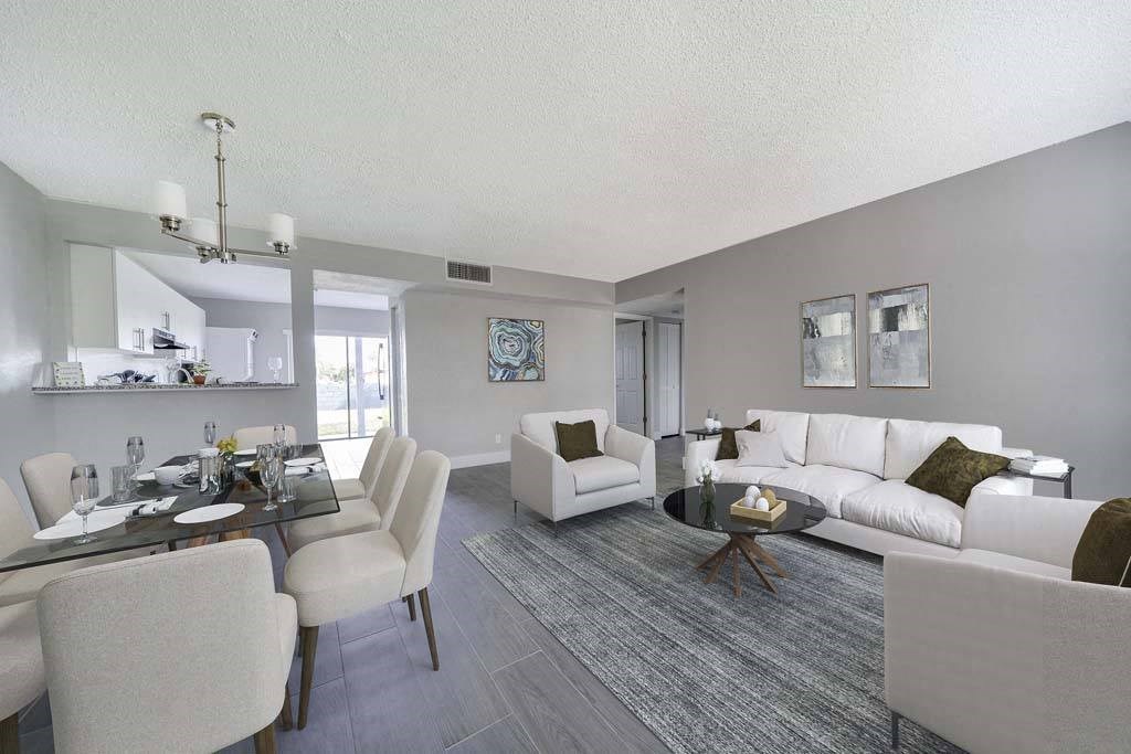 Living room at Piper Village West, Florida