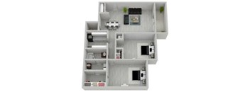 2 bed 2 bath at The Onyx Hoover Apartments, Hoover, AL