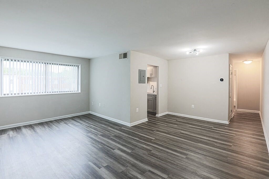 Unfurnished Living Area at Flats of Forestville, Maryland