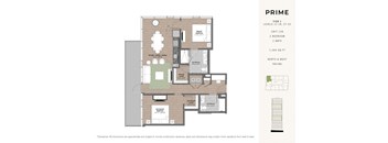 a floor plan of a home with a wood floor