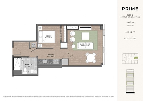 a floor plan of a house with a bedroom and a living room