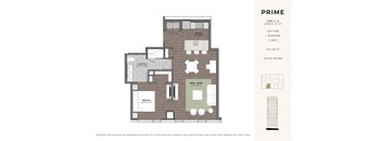 a floor plan of a bedroom apartment