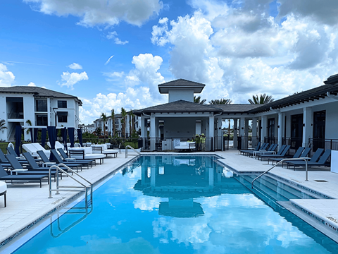 Resort Style Pool at The Orchard at Portofino Vineyards, Fort Myers, FL 32149
