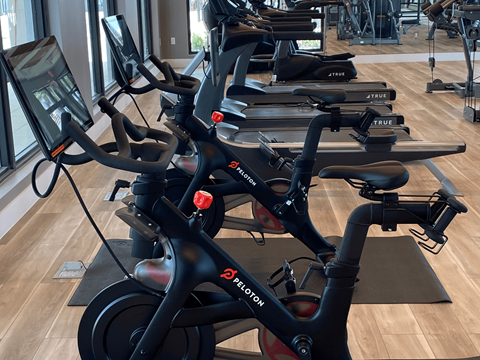 Peloton Bikes at The Orchard at Portofino Vineyards, Fort Myers Florida