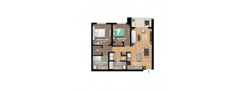 Mark Floor Plan at Icon One, Florida, 32114