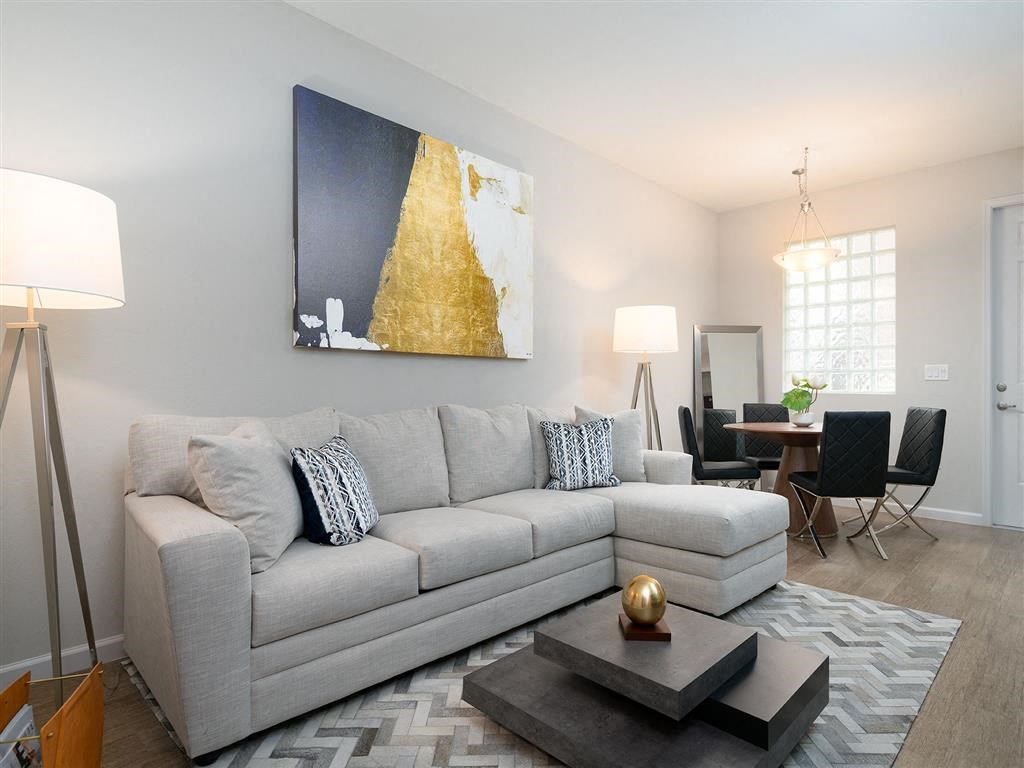 Modern Living Room at Portofino Cove, Fort Myers