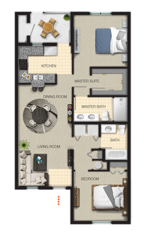 PRELUDE Floor Plan at Portofino Cove, Florida, 33916