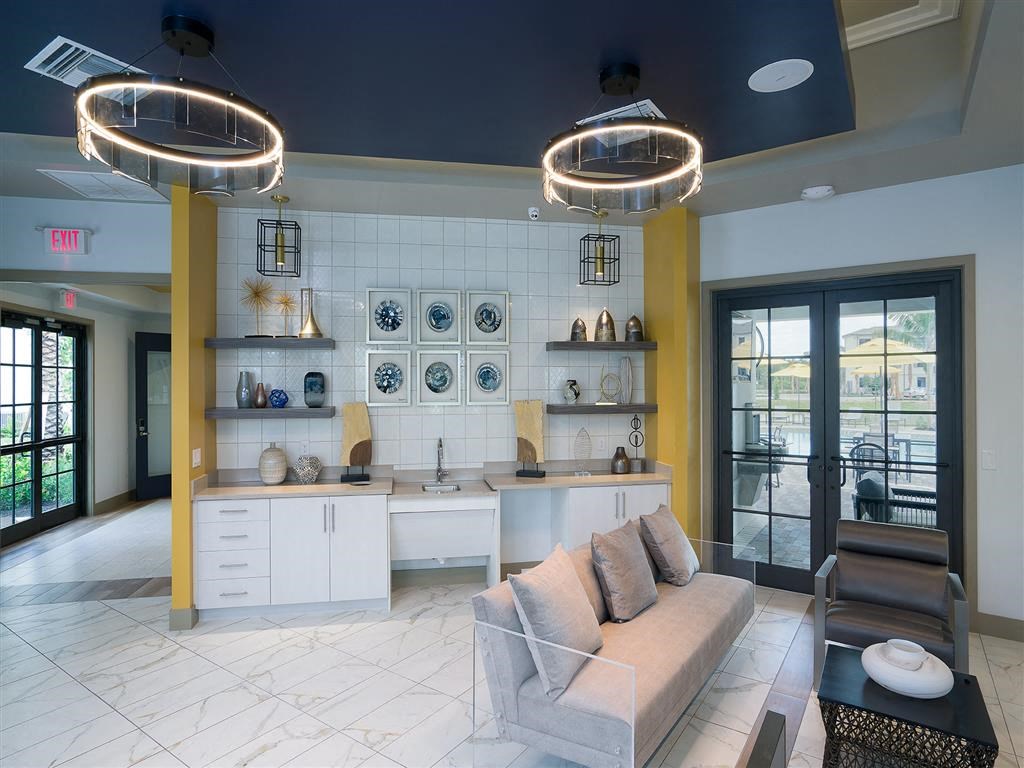 Clubhouse interior  at The Grove at Portofino Vineyards, Florida