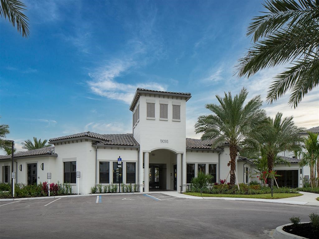 Clubhouse exterior  at The Grove at Portofino Vineyards, Fort Myers, Florida