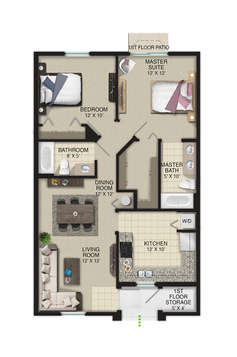 Floor Plan Barona 1 at Portofino Landings, Fort Pierce