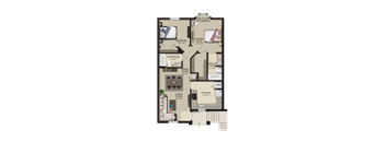Floor Plan Barona 2 at Portofino Landings, Florida
