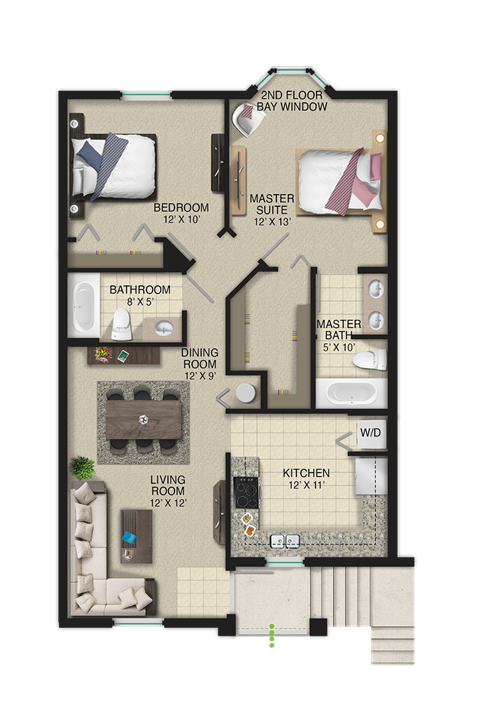 Floor Plan Barona 2 at Portofino Landings, Florida