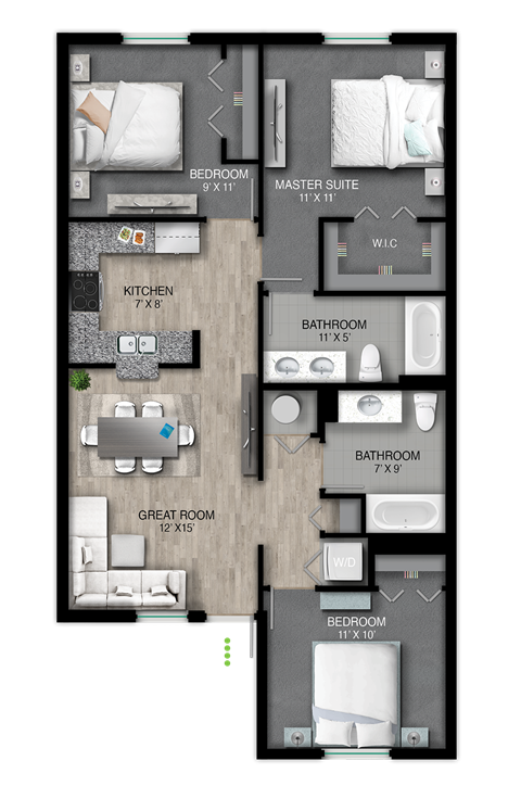 Floor Plan Nikole at Portofino Landings, Florida, 34947