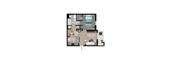 Chase Floor Plan at Icon One Daytona, Daytona Beach, 32114