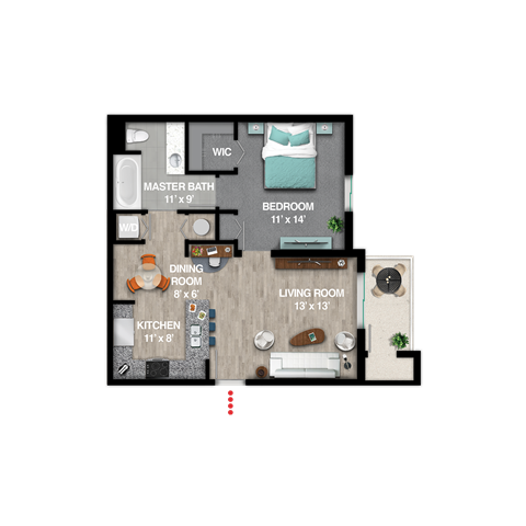 Chase Floor Plan at Icon One Daytona, Daytona Beach, 32114