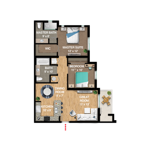 Navigator Floor Plan at Icon One Daytona, Daytona Beach