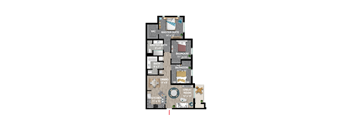 Motion Floor Plan at Icon One Daytona, Florida