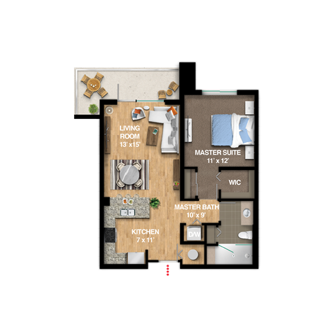 StreamLine Floor Plan at Icon One Daytona, Daytona Beach, 32114