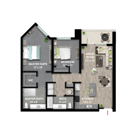 Axis Floor Plan at Icon One Daytona, Daytona Beach, Florida