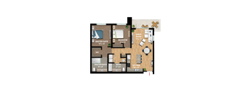 Coast Floor Plan at Icon One Daytona, Daytona Beach