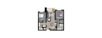 Spin Floor Plan at Icon One Daytona, Florida, 32114