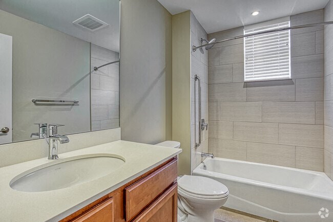 Bathroom With Bathtub at Playa Apartments, Key Largo, 33037
