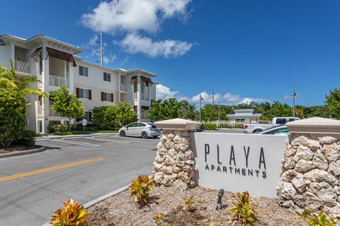 Community Entrance at Playa Apartments, Key Largo