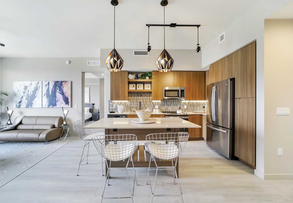 Kitchen Unit at Quantum Apartments, Fort Lauderdale, FL