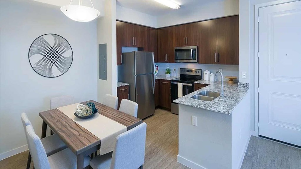 Open Design Kitchen & Dining Space at The Grove