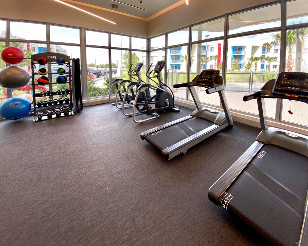 24-Hour Fitness Center at Icon One Daytona, Florida