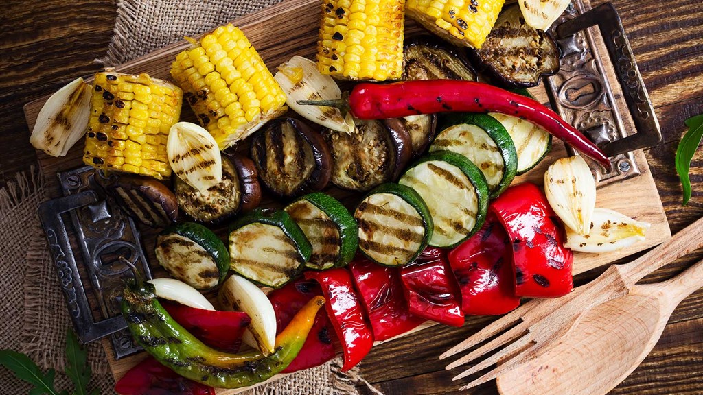 Vegetable Skewers Grilled to Perfection