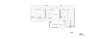 the floor plan of the office space on the ground floor of the building