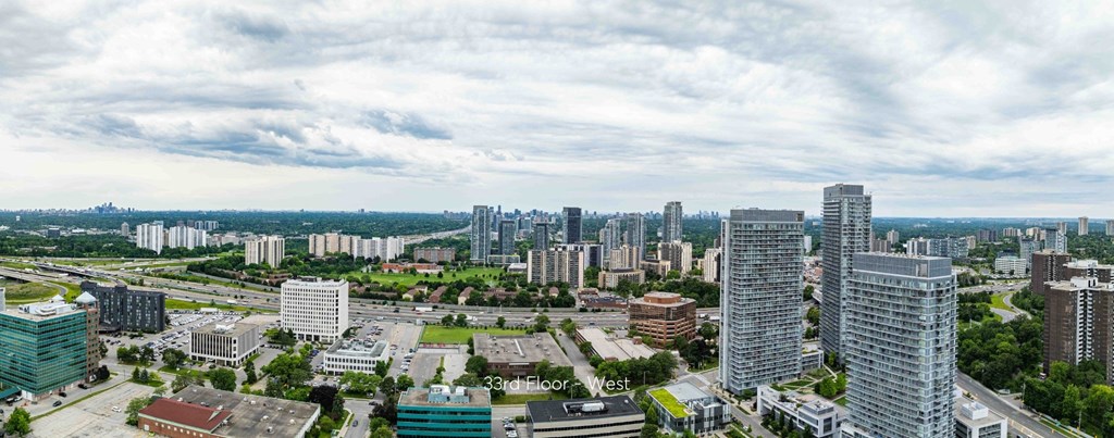a cityscape of a city with tall buildings and skyscrapers