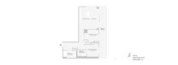 a floor plan of a building with a white background