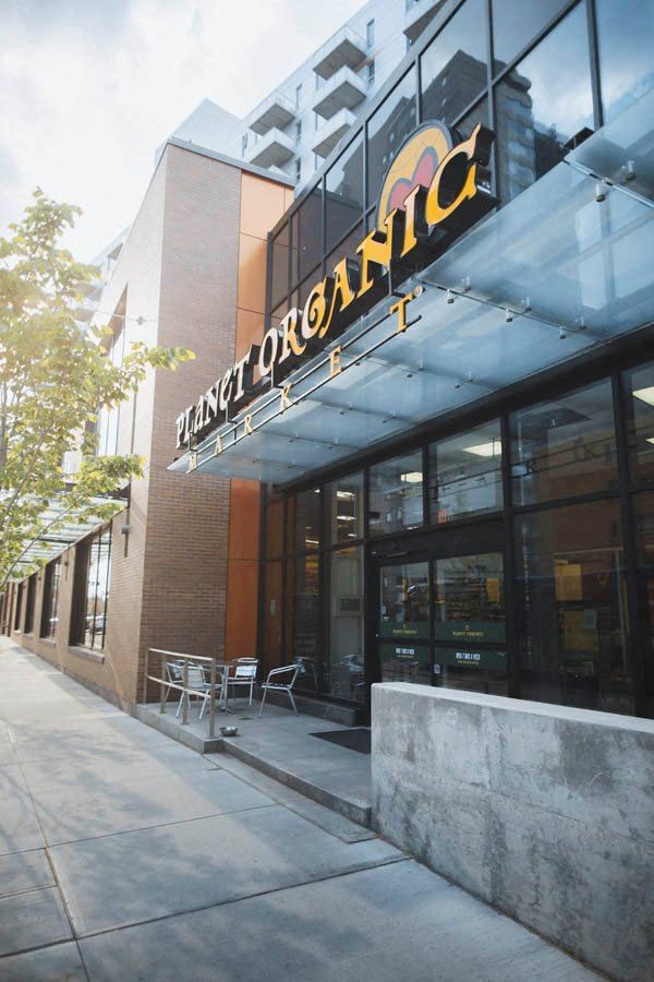 a restaurant with a sign on the front of a building