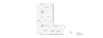 floor plan of the modern apartment for rent