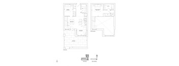 a black and white floor plan of a house