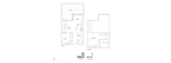 a black and white floor plan of a house