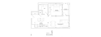 a floor plan of a small house