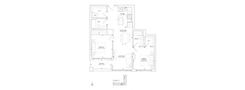 a floor plan of a house