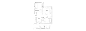 a floor plan for a small house