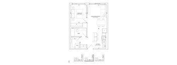 a floor plan of a small house